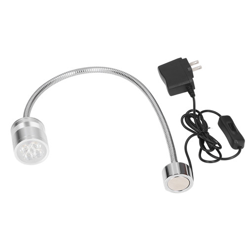 Machine Work Lamp Working Light Gooseneck Magnetic LED White Lighting 5W  100‑240V