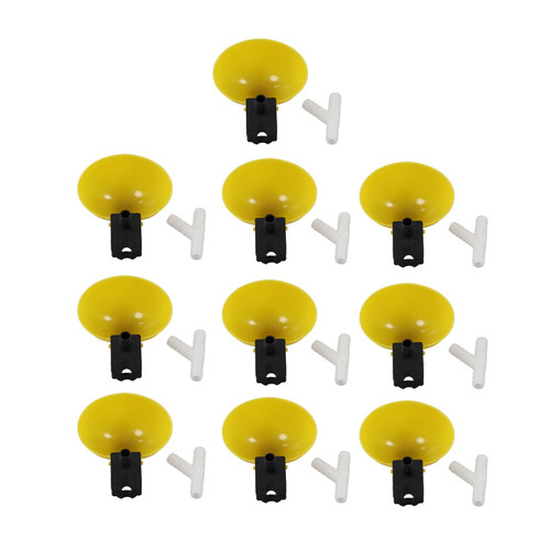 10Pcs Automatic Bird Waterer Large Capacity PP Material Bird Water Drinker for Chicken Quail
