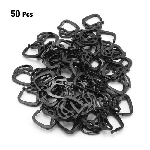 50Pcs Shade Net Clip Clamp Trellis Garden Flower Vegetable Vine Fixed Clip Plant Support