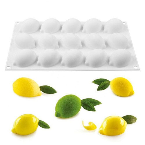 Lemon Silicone Mold Mousse Chocolate Molds for Homemade Soap Cake Pastry  Baking Tools Moulds