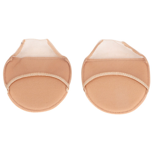 1 Pair of Hidding Non slip High Heel Forefoot Pad Cushion Foot Care Tool (Beige)