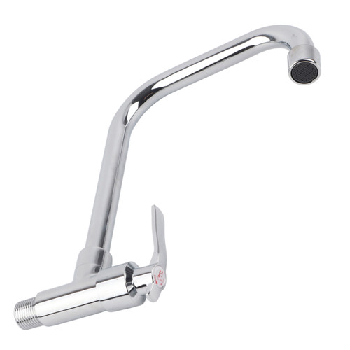 Household G1/2in Kitchen Water Faucet Single Cold Wall Mounted Faucet (Without Hose)