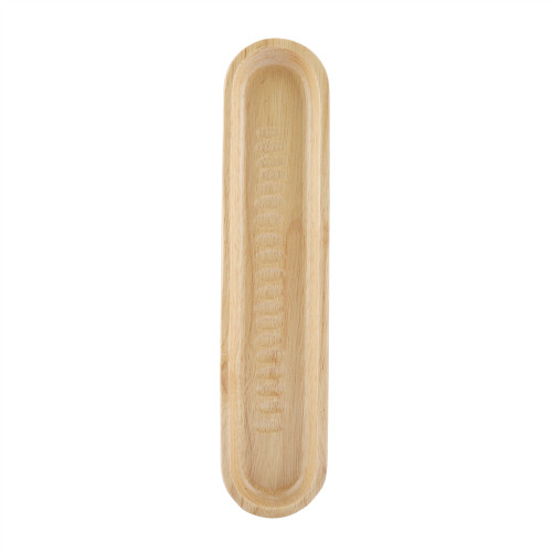 Elegant Ship Type Sushi Tray Snacks Desserts Wooden Serving Dish for Home Restaurant 27*6*2cm