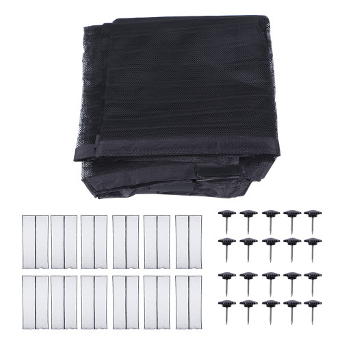120x210cm Magnetic Polyester Black Insect Proof Door Curtain Single Anti Mosquito Insect ScreenPolyester Edge Covering