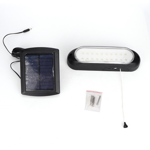 Outdoor Waterproof LED Solar Power Split Wire Drawing Wall Lamp Villa Garden Courtyard Light