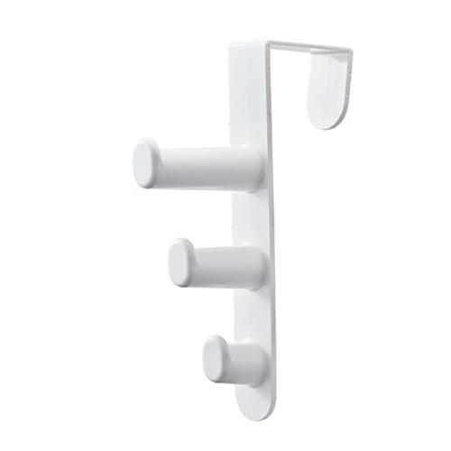 Door Hook No Drilling Space Saving Over The Door Coat Hanger Towel Rack for Bedroom Bathroom