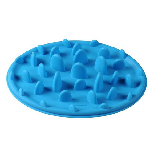 Pet Dog Feeding Food Dish Bowl Silicone Puppy Slow Down Eating Feeder Dish Prevent Obesity Dogs Supplies
