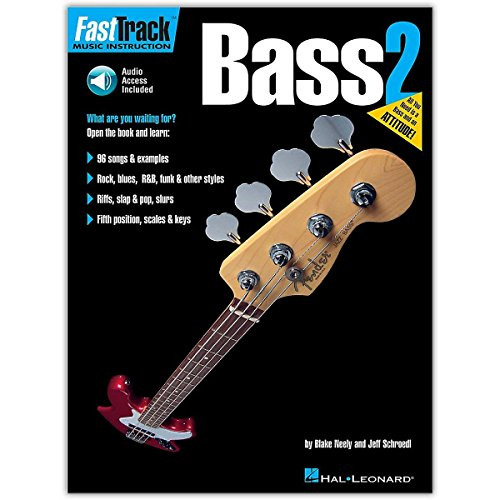 FastTrack Bass Method - Book 2 (Fast Track Music Instruction)Book & Online AUdio