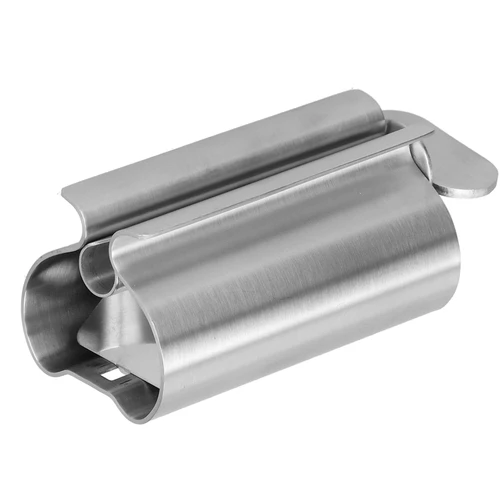 Toothpaste Tube Squeezer Dispenser Stainless Steel Toothpaste Holder Stand for Bathroom UseSmall
