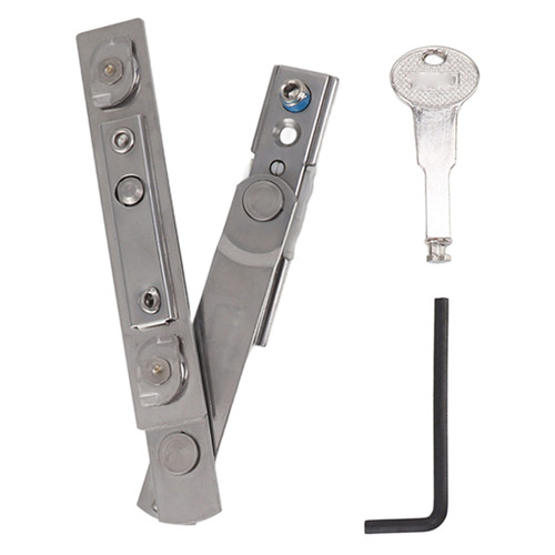 Concealed Casement Hinge Stainless Steel Friction Stay Hinges Window Replacement Parts 14mm Slot Width