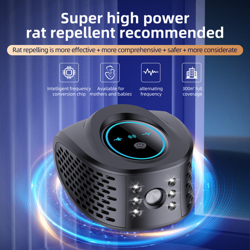 Mice Repellent for House Ultrasonic 4-in-1 Pest Repeller Effectively Repel Mouse Flies Cockroaches Mosquitoes 3W Plug-in Electronic Rodent Repellent Indoor for House / Attic / Garage / Basement / RV / Barn