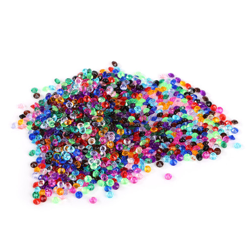 2000pcs Wedding Decoration Scatter Crystal Acrylic Confetti Party Decorations (Mixed Color)