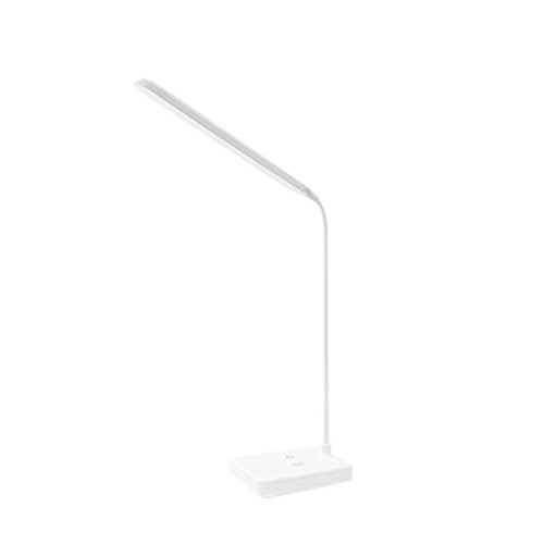 Eye Protection LED Desk Lamp USB Charging Bedside Table Desk Lamp with Mobile Phone Holder Three Color Switchable Eye Caring Lights