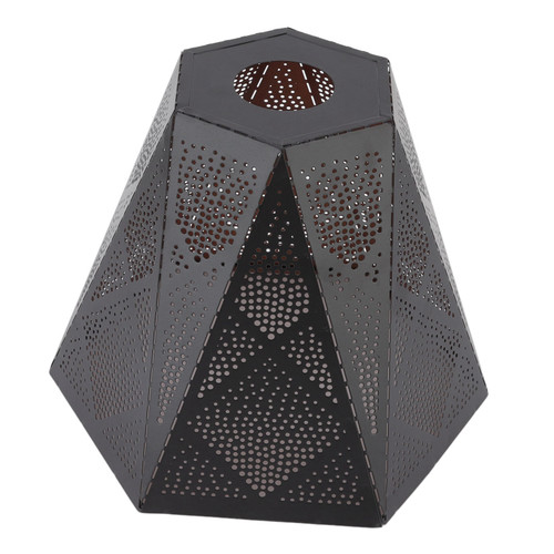 Lamp Shade Wrought Iron Hollow Design Modern Style Corrosion Resistant Table Lamp Shade for E27 E26 Lamp Holder