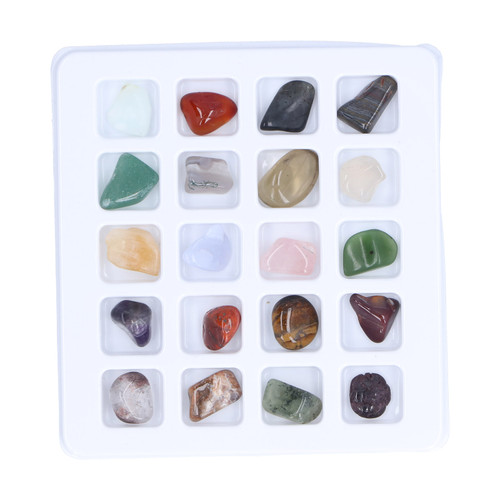 20 Kinds Crystal Gemstones Ornament Colorful Meditation Feng Shui Decoration for Kids Teacher