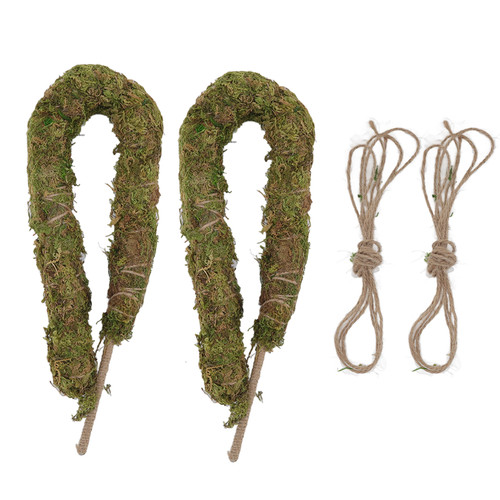 Moss Pole Bendable Safe Moss Plant Rod Plant Support Gardening Tools for Indoor Climbing Plant Ordinary Moss 2 Poles Box Package