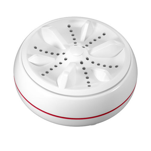Mini Washing Machine High Power Portable Powerful Cleaning Ultrasonic Turbo Folding Travel Washing Machine Cowhide Box White