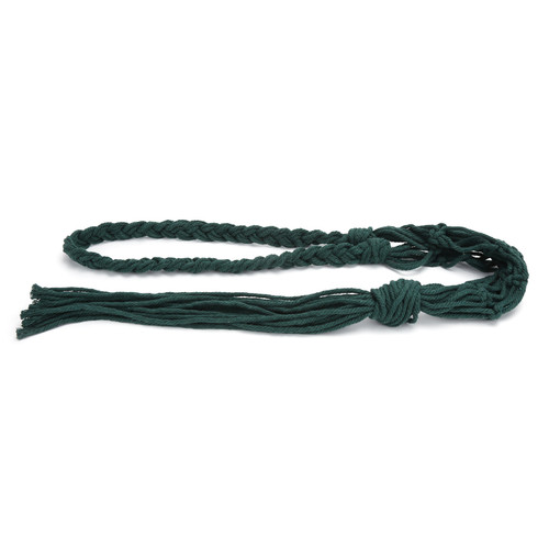 Wine Bottle Holder Bohemian Style Hand Knitting Cotton Rope Bottles Storage Hanging BagDark Green