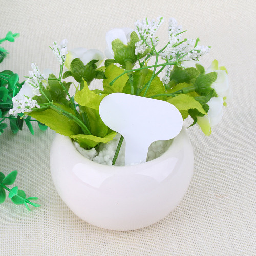 100pcs Garden Tags Plastic Plant T Shape Tags Markers Nursery Garden Labels Ornaments Garder De