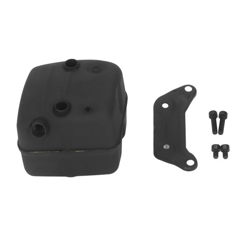 Muffler Exhaust Kit Chainsaw Exhaust Muffler with Gasket for Husqvarna 385 390 372 371 365 362 503765301 544029501