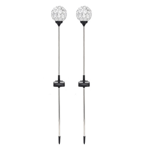 Solar Garden Lights Outdoor LED Globe Lamp Color Changing IP65 Waterproof for Pathway Lawn Courtyard Balcony