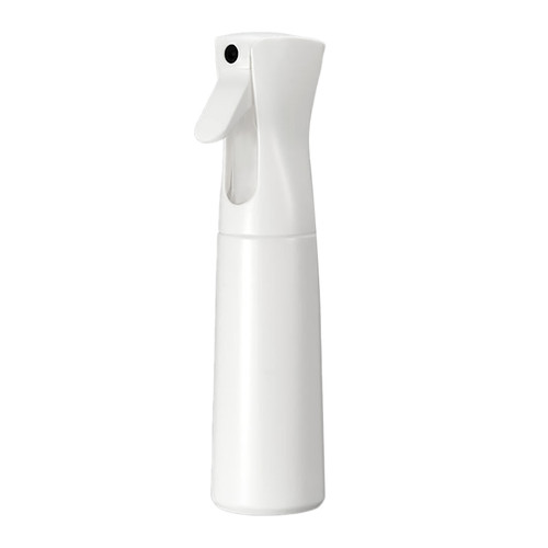Spray Bottle 300ml High Pressure Fine Water Mist Sprayer Continuous Hair Spray Bottle for Hairstyling Cleaning Skin Care White