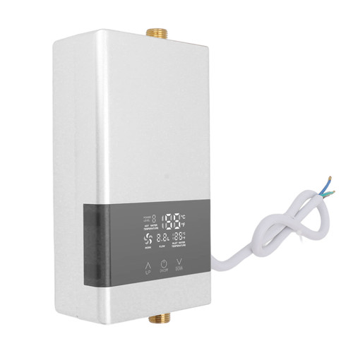Tankless Water Heater 6000W Electric Heater Easy Installation Touch Display Auto Constant Water Heater