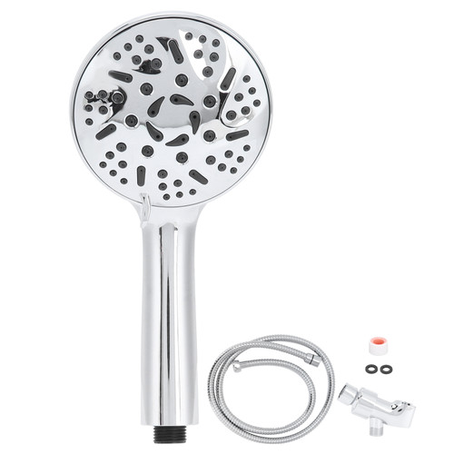 G1/2 Shower Head Pressurized Handheld Shower Sprayer with 9 Spray Modes for Bathroom UseShower Head Set