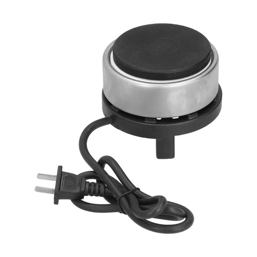 300W Mini Electric Stove Portable Cast Iron Coffee Heater Stove Overheating Protection Easy to Use Black   for Cooking