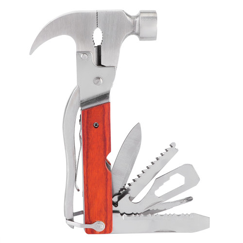 Multifunctional Folding Stainless Steel Claw Hammer Plier Tool for Outdoor Garden Camping Survival
