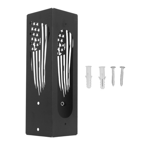 Wall Mounted Can Cooler Holder Iron Exquisite Multifunctional with Bottle Opener Can Cooler Dispenser for Kitchen Bar Café Type A