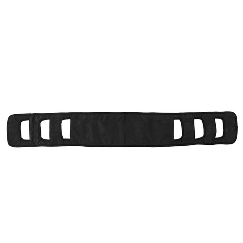 Seniors Bed Transfer Sling Labor Saving Widened Breathable Elderly Lift Turning Belt with Padded Handle for Patient Black