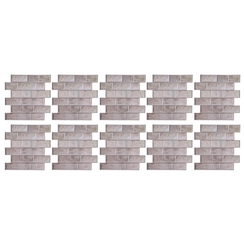 10Pcs Wall Sticker Self Adhesive Wallpaper 3-Dimensional Ceramic Tile Stickers Decoration
