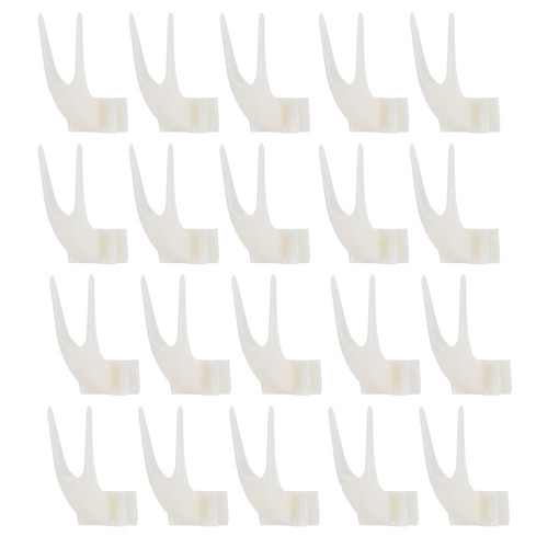 20PCS Bird Fruit Fork Plastic Birds Food Feeder Tool Pet Supplies Birdcage Accessory