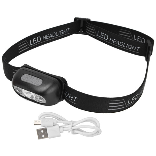 Head Lights Mini USB Charging Outdoor Adventure Gesture Sensing LED Sensor Headlight for Cycling Fishing Running