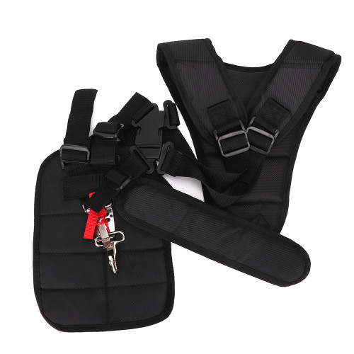 Double Shoulder Harness Strap Protection Panel Garden Trimmer Brush Cutter Strimmer Padded Belt