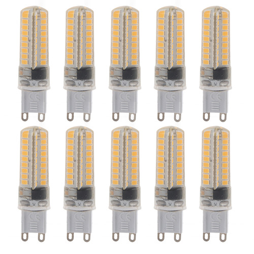 10Pcs G901052 1.5W Mini Silicone Bi‑Pin LED Light Bulb Kit AC230V Accessory for Home Lighting