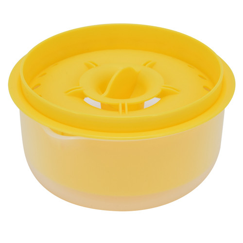 Mini Egg Yolk Separator NonToxic Durable Egg White Filter Divider Kitchen Tool for Home Bakery(Yellow )