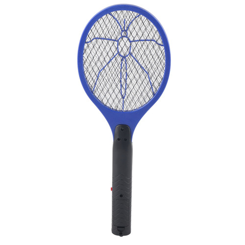 Cordless Battery Power Electric Fly Mosquito Swatter Bug Zapper Racket Insects Killer Blue