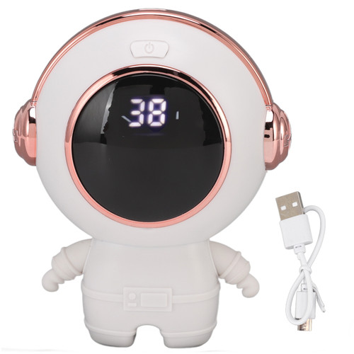 Small Hand Warmer USB Rechargeable Digital Display Cute Portable Electric Hand Heater for Office Travel