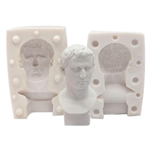 3D Candle Mold for Casting DIY Candle Mold Silicone Cake Mold for Home Decoration Party Gift