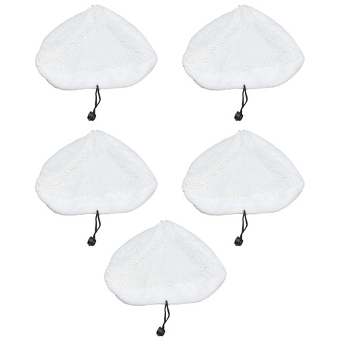 5Pcs Mop Cover Replacement Pads Strong Water Absorption Fit for Steamboy X5 H20 S302 S001 Mop