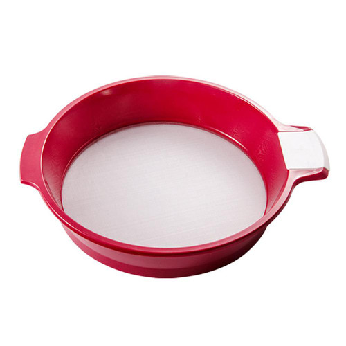 Flour Sieve Stainless Steel Pastry Sieve Baking Tool Storage Organizer Flour Sifter Cup for Flour Sifter Powdered Fine Mesh Sieve Sifting