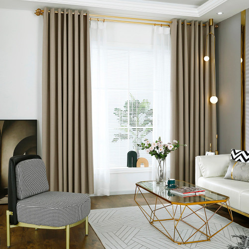 Blackout Curtains for Bedroom Grommet Insulated Room Curtains for Living Room, Set of 2 Panels (53*83in)