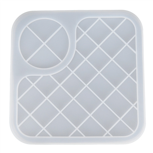 Silicone Mold Translucent Epoxy Resin Drop Glue Tray Tool for DIY Baking Decoration MakingLarge