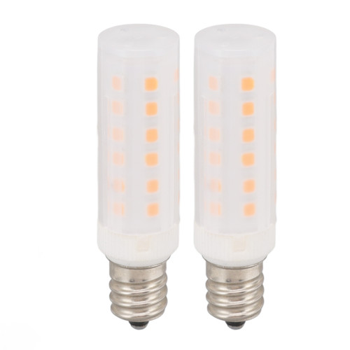 2 Pcs E12 LED Corn Bulbs 2W  LED Light Bulbs 36LEDs Warm Yellow Light with Imitation Flame