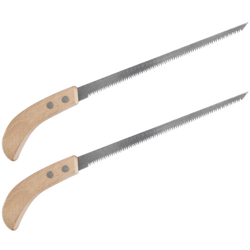 2Pcs Garden Saw High Carbon Steel Mini Woodworking Saw for Pruning Trimming Cutting
