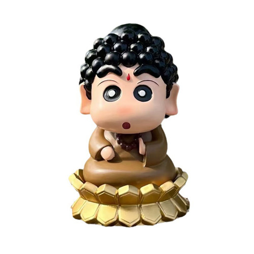 13cm Small Tathagata Buddha Statue Cartoon Desktop Ornament Car Decoration Ornament Toy Gift