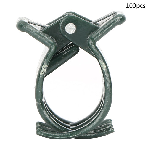 100Pcs Garden Plant Clip Plastic Plants Support Fixing Clips Clamp for Orchid Flower Stems