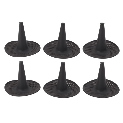 6pcs Hollow Cake Pan High Temperature Resistant Silicone Chimney Chiffon Cake Baking Mold for Kitchen